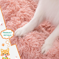 Fournisseurs d'échantillon gratuit personnalisé nouveauté rose donut rond long lit en peluche pour animaux de compagnie moelleux apaisant petit chat chien maison chaude