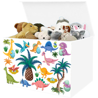 Organisateur domestique portable, bac de rangement pour placard, pliable, en tissu non tissé, boîte de rangement avec couvercle pour vêtements