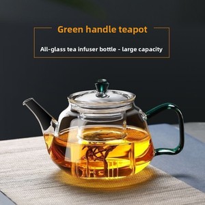 Set da Tè in Vetro Borosilicato di Alta Qualità Stile Cinese, Senza BPA, Non Tossico, Ecologico, Resistente al Calore con Coperchio - Product Image 6