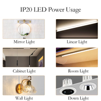 Conducteur/transformateur LED dimmable IP20 DC12V 24V 48V 60W 100W 150W 200W 250W 300W 350W 400w 0-10v Triac Power
