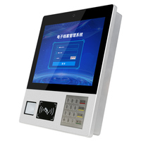 Lector RFID integrado Win, pantalla táctil, impermeable, 10, 12 pulgadas, Panel táctil frontal, PC, tableta, Industrial