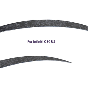 สำหรับ Q50 Q50S สไตล์ Q50L คาร์บอนไฟเบอร์ด้านหลังสปอยเลอร์ลำตัวปีก2013-2023 - Product Image 3