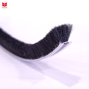 טמפרטורה גבוהה עמיד מברשת חותם ערימת צמר רצועת מזג אוויר עבור דלת הזזה אלומיניום - Product Image 6