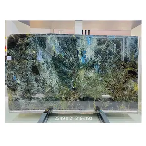 Op Maat Gemaakt Gepolijst Steen Lemurisch Blauw Kwartsiet Voor Wandbekleding Blauw Marmer Eettafel Countertops Eiland Tops