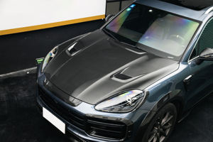 Para Porsche Cayenne 2018 2019 2020 2021 2022 2023 9Y0.1, <span class=keywords><strong>Cejas</strong></span> <span class=keywords><strong>de</strong></span> Faro MSY Mejoradas <span class=keywords><strong>de</strong></span> Fibra <span class=keywords><strong>de</strong></span> Carbono Seca - Product Image 6