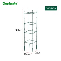Treillis d'escalade en plastique carré pour plantes grimpantes, légumes, fruits, fleurs, support de plante