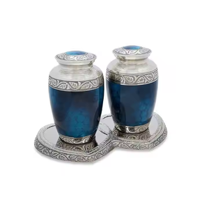 Urne compagnon en acier indien de haute qualité pour les cendres souvenir commémoratif gravé pour les services de crémation et les funérailles - Product Image 5