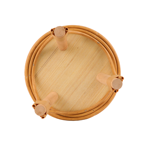 Supporto per piante in <span class=keywords><strong>vimini</strong></span> in Rattan cestini per piante in <span class=keywords><strong>vimini</strong></span> da interni stile Boho fiori cavi espositore per sgabello da pavimento in piedi - Product Image 5