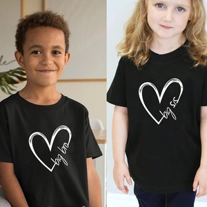 Vente en gros de tenues assorties pour la famille, à la mode, décontractées, d'été, t-<span class=keywords><strong>shirt</strong></span> respirant et solide avec imprimé personnalisé - Product Image 4