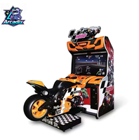 Machine de jeu d'arcade Moto GP, simulateur de moto à monnayeur, jeu vidéo d'arcade pour centre de divertissement
