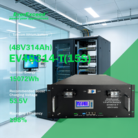 Batterie de stockage LiFePO4 modulaire en promotion avec port RS485 pour la surveillance à distance des systèmes UPS de bureau centralisé et des systèmes solaires domestiques