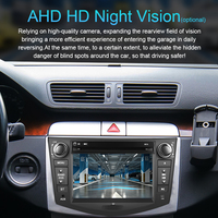 SEMAITU Double Din Wireless Carplay&Android Auto Layar Sentuh Mobil untuk Pemutar untuk Stereo Mobil untuk RAV4 2007-2012 1 Tahun