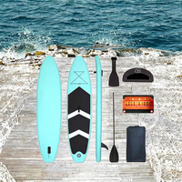Planche à pagaie debout de soudage à chaud personnalisée pour le surf gonflable sur l'eau avec un matériau de point de chute durable