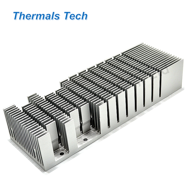 300W Custom Aluminum IGBT Heatsink for Power Electronic Passive Cooling
