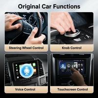 Adaptador Inalámbrico Portátil Universal 2 en 1 Compatible con Android Auto y CarPlay Smart AI Box