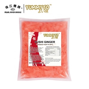 Precio de fábrica comida japonesa 5g para llevar sushi rojo jengibre con marca PRB - Product Image 2