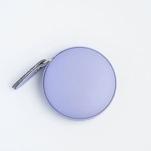 Mini ruban à mesurer en cuir Pu avec logo personnalisé carré portable cercle Vente en gros Article de cadeau promotionnel - Product Image 1