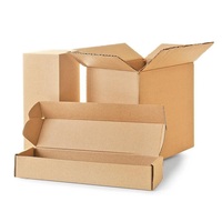 Umweltfreundliche Biologisch Abbaubare Klebstofffreie Selbstklebende Recycelte Kraftpapier-Wellpappe-Flugzeugbox Wiederverwendbar Flach Verpackt