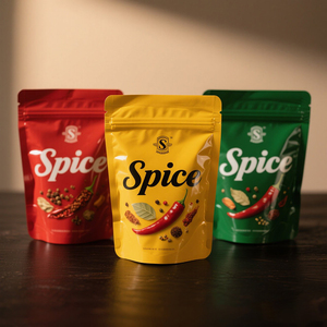 Özel plastik torba ayakta duran torba koku geçirmez tohum gıda alüminyum folyo aperatif gıda ambalaj Mylar baharat çanta - Product Image 2