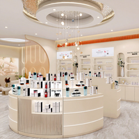 Présentoir de Comptoir K-Beauty 24-ZhYS-A pour Magasin de Cosmétiques, Meuble de Présentation Crème Laminé pour Soins de la Peau