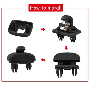 Remache de plástico circular para fijación automática, clip de embellecimiento para reparación y reemplazo del revestimiento del techo del coche - Product Image 3