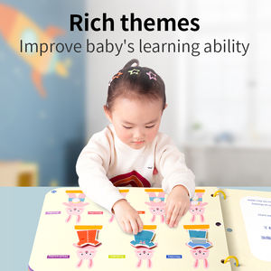 <span class=keywords><strong>Livre</strong></span> en pâte Montessori pour enfants, jouet en pâte, mon premier <span class=keywords><strong>livre</strong></span> occupé, nombres d'animaux assortis, jouets éducatifs pour tout-petits - Product Image 6
