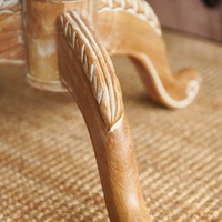 Table basse et thé moderne en bois de chêne massif de style européen et américain Petite table d'appoint vintage avec thème de mariage nordique pour téléphone