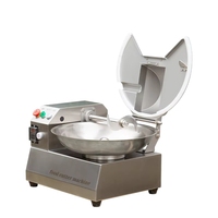 Hacheuse à bol industrielle à grande vitesse, hachoir à viande, légumes, oignons, machine à couper, à déchiqueter et à mélanger, 220V monophasé, 3-10L