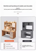 Bureau d'ordinateur modulaire extensible multifonctionnel simple et moderne, hauteur réglable, taille personnalisée, bureau en bois pour la maison