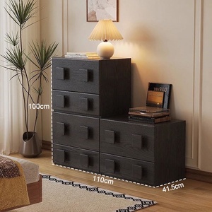 Mesita de Noche Moderna y Sencilla de Madera Carmen, Gabinete de Almacenamiento para Dormitorio, Mueble para TV, Cómoda Multifuncional - Product Image 6