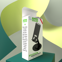 Support de câble de données et chargeur, accessoire de rangement pour perruques, boîte en carton, étui pour téléphone portable, boîte d'emballage
