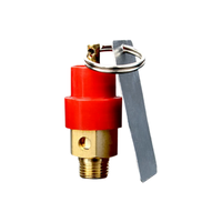 Soupape de décharge de pression en laiton 1/8 1/4 3/8 1/2 pouce BSP à filetage mâle, régulateur de pression avec capuchon, soupape de sécurité pour compresseur d'air