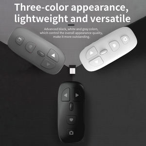 Télécommande sans fil rechargeable KR-06 pour défilement, tourne-page de livres électroniques, déclencheur d'appareil photo, contrôle de photos et de courtes vidéos - Product Image 4