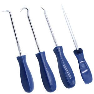 Kit de Herramientas para Reparación de Automóviles, Juego de 4 Piezas de Extractores de Sellos de Aceite de Acero Inoxidable con Mango Azul - Product Image 5