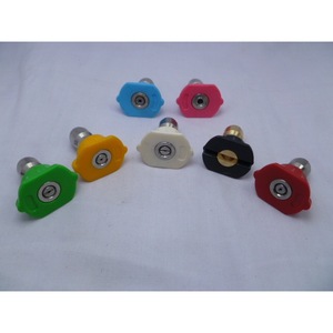 <b>Car</b> <b>Washer</b> Nozzle Set 7 Colors 1/4 Quick Connect Stainless Steel Fan Spray 0 15 25 40 Degree High Pressure Spraying - Product Image 3