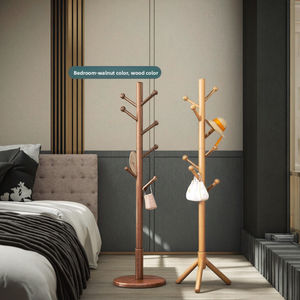 Perchero de piso de madera maciza resistente de diseño moderno, colgador de ropa de pie para <span class=keywords><strong>dormitorio</strong></span> o entrada - Product Image 2