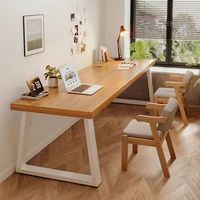 Bureau d'ordinateur simple pour adulte, bureau, chambre, e-sport, apprentissage à domicile, banc de travail mural long HD-0D-08