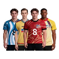 2026 Globale Fußball-Meisterschaft Fan-Trikots Kollektion Nationalmannschaft Shirts Kurzarm Atmungsaktiv Schnelltrocknend Weltweit