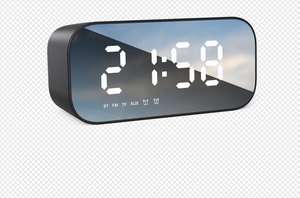 Chargeur sans fil Réveil intelligent Boss Lumière LED Haut-parleur Bluetooth pour la chambre - Product Image 3