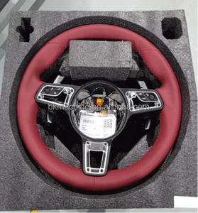 Volante de Fibra de Carbono a <span class=keywords><strong>Precio</strong></span> de Fábrica al por Mayor para <span class=keywords><strong>Porsche</strong></span> Macan, Panamera, Cayman, Boxster, 718, 991, 911, Cayenne, Mejora de Equipamiento - Product Image 2