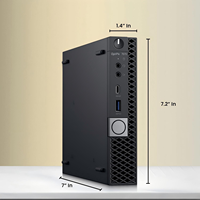 Mini-ordinateur de bureau Barebone Tiny Optiplex 7070 9e génération, propre, sans rayures, grade A, testé et fonctionnel