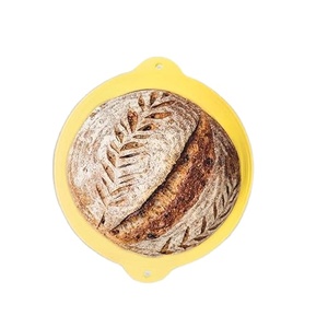 Boîte de levage pliable en silicone pour pâte à <span class=keywords><strong>pain</strong></span> au <span class=keywords><strong>levain</strong></span>, compatible four, pour la fabrication de <span class=keywords><strong>pain</strong></span> artisanal, pour boulangers professionnels et amateurs - Product Image 1