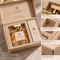 Ensemble d'emballage de parfum OEM, boîte personnalisée et plateau d'insertion pour les marques de parfums