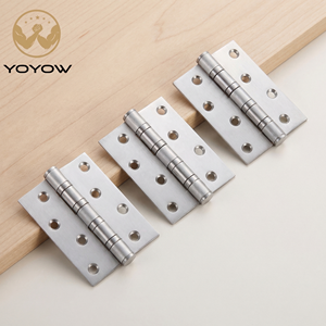 Charnières de porte en acier inoxydable 304 201 en gros, à roulement à billes, quincaillerie de meuble moderne, silencieuses, à fermeture douce, pour chambre à coucher - Product Image 1