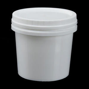 Seau à poisson rond en plastique blanc de qualité alimentaire, réutilisable, incassable, 5 kg, avec couvercle et poignée, 5 litres, pour la fabrication d'eau - Product Image 6