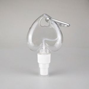 Botella de PETG Transparente de 50 ml y 60 ml con Forma de Corazón, Pulverizador de Niebla Fina con Bomba Invertida, Botella para Desinfectante de Manos - Product Image 1