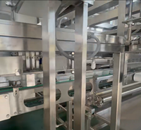 Machine d'alimentation par plateau LUOKE avec système d'alimentation automatique de boîtes en plastique contrôlé par PLC à haute automatisation pour l'emballage des produits à base de soja