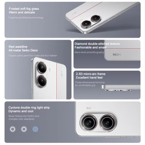 Teléfono Inteligente <span class=keywords><strong>REDMI</strong></span> 4 Original de 6.7 Pulgadas, 16GB+512GB, 5G, HyperOS 2, Dimensity 8400-Ultra Octa Core 3.0GHz, con NFC - Product Image 2