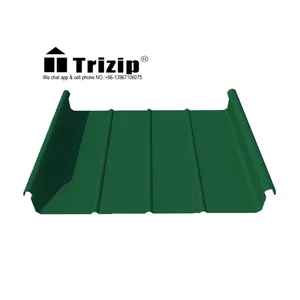 For cladding freeform structures with Trizip tanding seam roofing panels