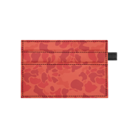 Dompet Kartu Tipis Motif Camo Pink Terbaru, Dompet Kartu Kredit Kulit Minimalis, Tempat Kartu Mini Pola Kustom untuk Wanita, Hadiah